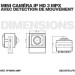 Micro caméra IP HD 3 MP - DImensions