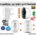 Smart caméra alarme 3G Wi-Fi HD 1080P, 64Go