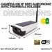 Caméra solaire IP Wi-Fi extérieure HD 1080P, détecteur de mouvement PIR, vision nocturne et Notifications Push, mémoire microSD 32 Go