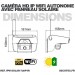 Dimensions Caméra solaire IP / WiFi extérieure