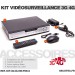 Kit de vidéosurveillance 3G 4G intérieur/extérieur 