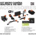 Accessoires Kit micro caméra bouton / vis avec micro enregistreur IP WiFi