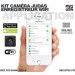 Application iOS Kit camera cachée judas avec micro enregistreur IP WiFi