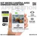 Application Android Kit micro caméra avec micro enregistreur IP WiFi