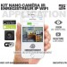 Application Android Kit nano caméra infrarouge avec micro enregistreur IP WiFi