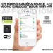 Application iOS Kit micro caméra d'inspection avec micro enregistreur IP WiFi sur carte microSD 