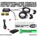 Kit vidéosurveillance anti vandalisme véhicule auto moto avec 2 caméra HD longue autonomie mémoire 128 Go