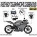 Kit vidéosurveillance anti vandalisme véhicule auto moto avec 2 caméra HD longue autonomie mémoire 128 Go