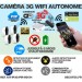 Kit de 4 Smart caméra alarme 3G Wi-Fi HD 1080P, 64Go