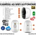 Kit de 3 Smart caméra alarme 4G Wi-Fi HD 1080P, 64Go