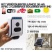 Kit 3 caméras solaires 3G 4G IP Wi-Fi extérieures HD 720P