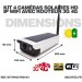 Kit 4 caméras solaires 3G 4G IP / WiFi extérieures HD 1080P 32Go