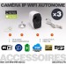 Kit de 3 Smart caméra alarme Wi-Fi HD 1080P, 64Go,