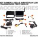 Accessoires du Kit caméra judas sans fil avec récepteur