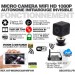 Fonctionnement Kit micro caméra WiFi HD 1080P autonome avec infrarouge invisible mémoire avec batterie longue autonomie 30A et microSD 32Go