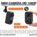 Dimensions Kit mini caméra HD 1080P avec batterie 13A jusqu'à 2 ans d'autonomie