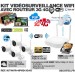 Kit de vidéosurveillance 3G 4G
