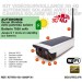 Kit vidéosurveillance 3G 4G autonome solaire avec une caméra solaire Wi-Fi HD 1080P