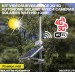 Kit vidéosurveillance 3G 4G autonome solaire avec 4 caméras solaires Wi-Fi HD 1080P 