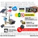 Kit vidéosurveillance 3G 4G autonome solaire avec 3 caméras camouflages solaires Wi-Fi HD 1080P