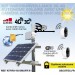 Kit vidéosurveillance 3G 4G autonome solaire avec 1 smart caméra Wi-Fi HD 1080P