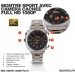 Montre caméra cachée HD 1080P waterproof mémoire 16 Go type sport bracelet acier 