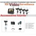 Kit videosurveillance sans-fil 4 caméras