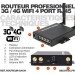 Routeur industriel professionnel GSM 3G / 4G connexion Wi-Fi et 4 port Ethernet 