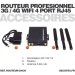 Routeur industriel professionnel GSM 3G / 4G connexion Wi-Fi et 4 port Ethernet 